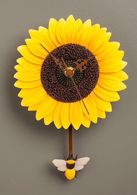 sunflower clock